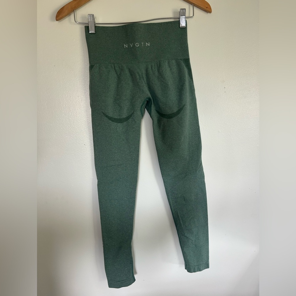 NVGTN forest green Leggings, size Small